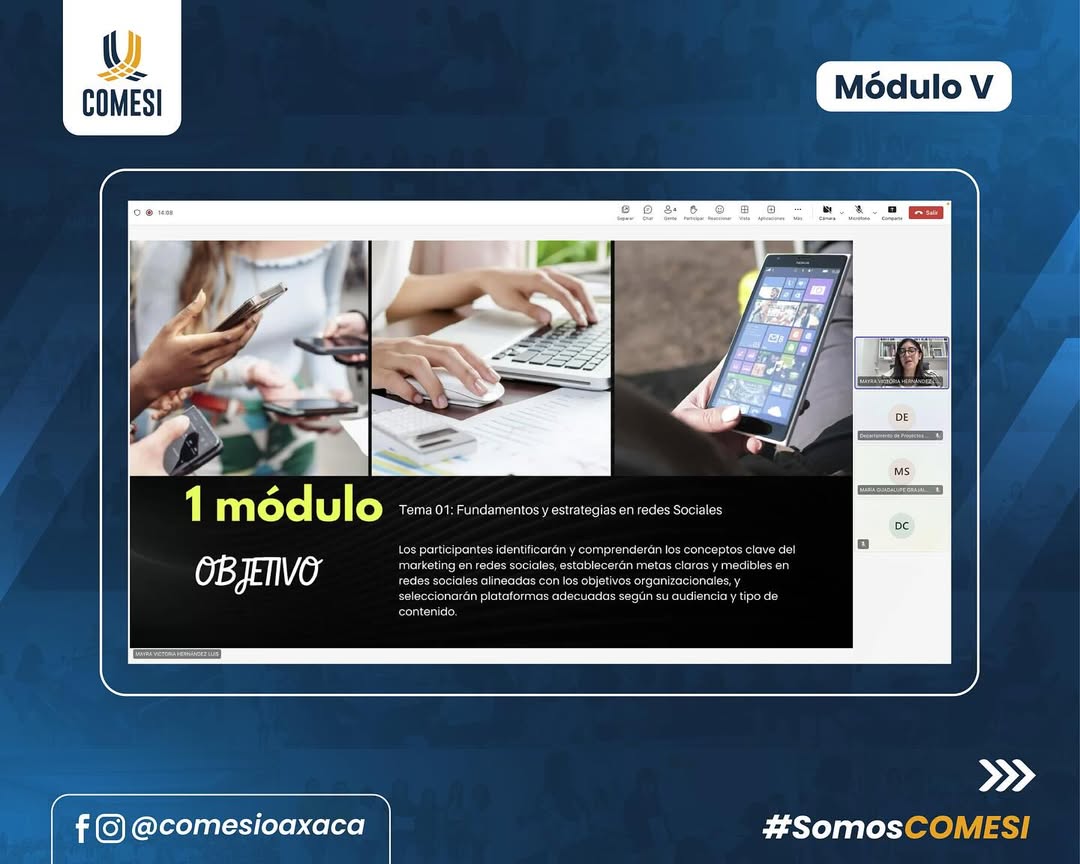 El día de hoy, concluyó con éxito el quinto módulo del Diplomado en “Marketing Digital”, a cargo (1)